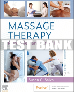 Test Bank For Massage Therapy, 7th - 2024 All Chapters
