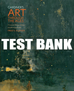 Test Bank For Gardner's Art through the Ages: A Concise Western History - 4th - 2017 All Chapters