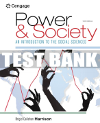 Test Bank For Power and Society: An Introduction to the Social Sciences - 14th - 2017 All Chapters