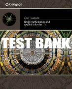 Test Bank for Finite Mathematics and Applied Calculus - 7th - 2018