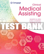 Test Bank For Clinical Medical Assisting - 6th - 2018 All Chapters