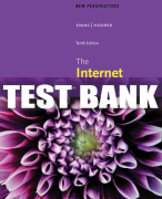 Test Bank For New Perspectives On The Internet: Comprehensive, Loose-leaf Version - 10th - 2018 All Chapters