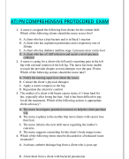 ATI PN COMPREHENSIVE PROTOCORED  EXAM