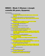 NR603 - Week 3 iHuman ( Joseph camella 66 years, Dyspnea) 