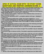 APEA 3P ACTUAL EXAM WITH 100 STUDY GUIDE QUESTIONS AND VERIFIED ANSWERS/SCORE A+. 