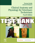Test Bank For Evolve Resources For Clinical Anatomy and Physiology for Veterinary Technicians, 4th - 2024 All Chapters