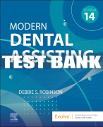 Test Bank for Modern Dental Assisting, 14th - 2024