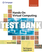 Test Bank For Hands-On Virtual Computing - 2nd - 2018 All Chapters