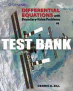 Test Bank For Differential Equations with Boundary-Value Problems - 9th - 2018 All Chapters