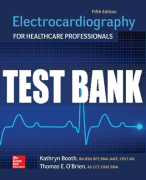 Test Bank For Electrocardiography for Healthcare Professionals, 5th Edition All Chapters