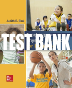 Test Bank For Teaching Physical Education for Learning, 8th Edition All Chapters