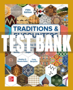 Test Bank For Traditions & Encounters: A Brief Global History Volume 1, 5th Edition All Chapters