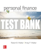 Test Bank For Personal Finance, 2nd Edition All Chapters