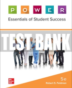 Test Bank For P.O.W.E.R. Learning and Your Life: Essentials of Student Success, 5th Edition All Chapters