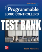 Test Bank For Programmable Logic Controllers, 6th Edition All Chapters