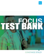Test Bank For FOCUS on College Success - 5th - 2018 All Chapters