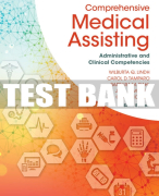 Test Bank For Comprehensive Medical Assisting: Administrative and Clinical Competencies - 6th - 2018 All Chapters