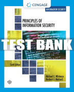 Test Bank For Principles of Information Security - 6th - 2018 All Chapters