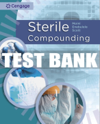 Test Bank For Sterile Compounding - 1st - 2024 All Chapters