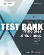 Test Bank For Principles of Business - 10th - 2024 All Chapters