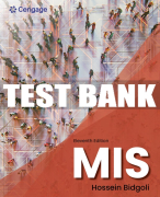 Test Bank For MIS - 11th - 2024 All Chapters