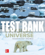 Test Bank For The Physical Universe, 17th Edition All Chapters