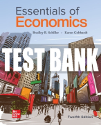 Test Bank For Essentials of Economics, 12th Edition All Chapters