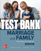 Test Bank For Marriage and Family: The Quest for Intimacy, 10th Edition All Chapters