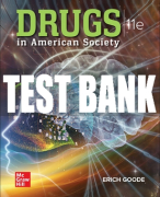 Test Bank For Drugs in American Society, 11th Edition All Chapters