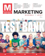Test Bank For M: Marketing, 8th Edition All Chapters