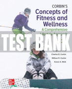 Test Bank For Corbin's Concepts of Fitness And Wellness: A Comprehensive Lifestyle Approach, 13th Ed