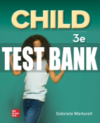 Test Bank For Child, 3rd Edition All Chapters