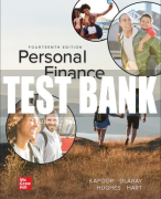 Test Bank For Personal Finance, 14th Edition All Chapters