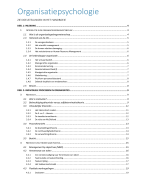 Samenvatting organisatiepsychologie 