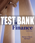 Test Bank For Public Finance, 10th Edition All Chapters