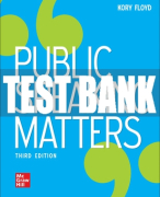 Test Bank For Public Speaking Matters, 3rd Edition All Chapters